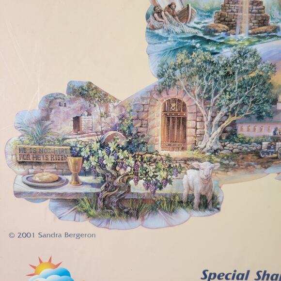 Dove of Hope Jigsaw Puzzle 1000 Piece Sandra Bergeron 2001 New Sealed SunsOut - Picture 6 of 14